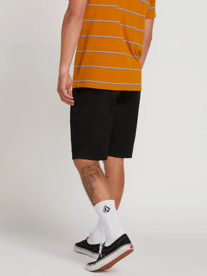 Mens Golf Volcom Frickin Modern Stretch Shorts 8211 Black