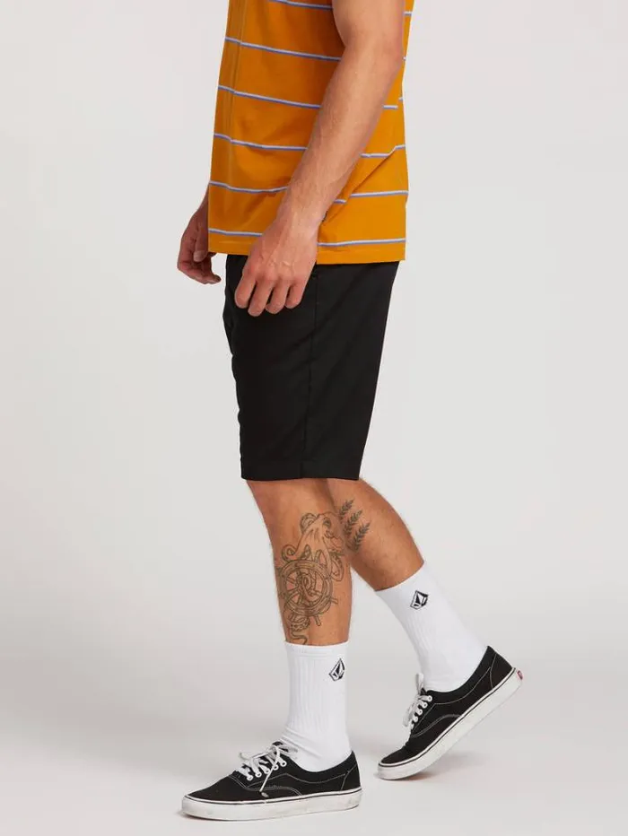 Mens Golf Volcom Frickin Modern Stretch Shorts 8211 Black
