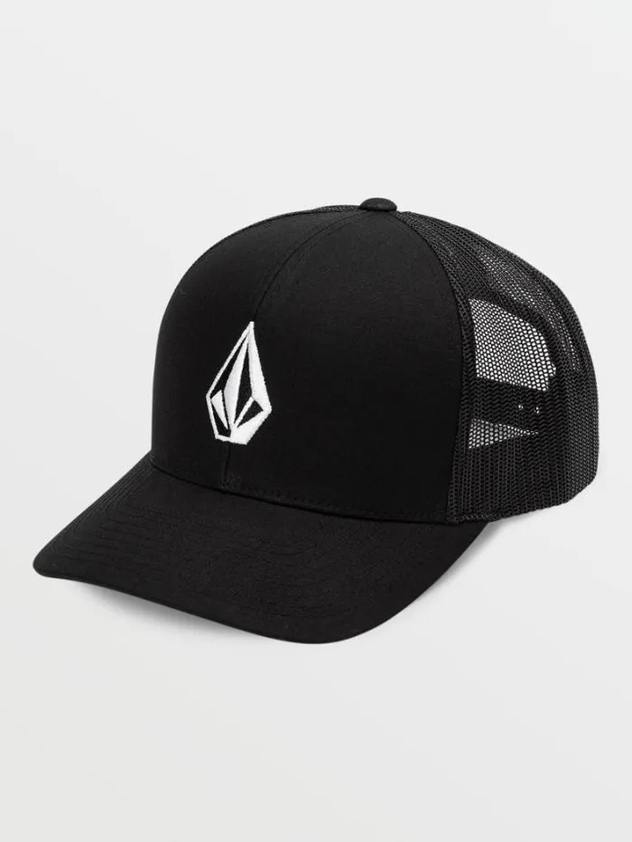 Mens Hats and Beanies Volcom Full Stone Cheese Hat 8211 Black