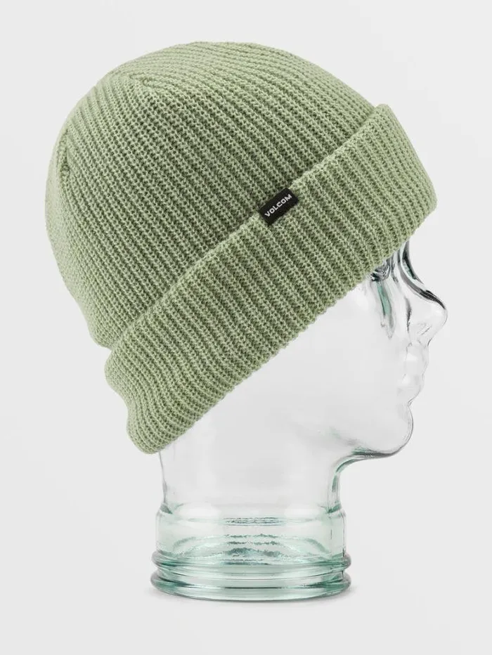 Mens Hats and Beanies Volcom Sweep Lined Beanie 8211 Light Military