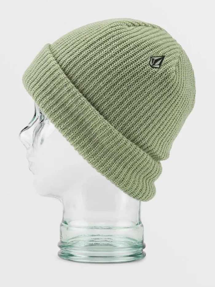 Mens Hats and Beanies Volcom Sweep Lined Beanie 8211 Light Military