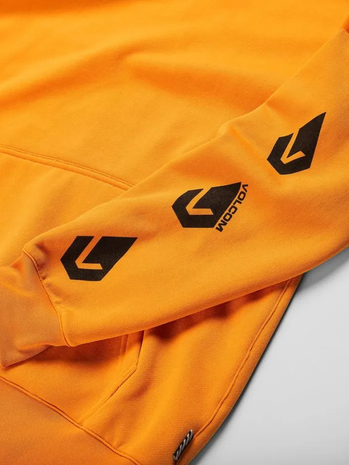 Mens Hoodies and Sweatshirts Volcom Core Hydro Fleece Hoodie 8211 Gold
