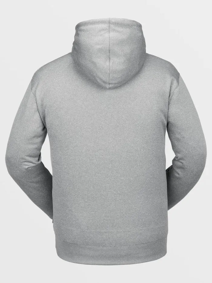 Mens Hoodies and Sweatshirts Volcom Core Hydro Fleece Hoodie 8211 Heather Grey