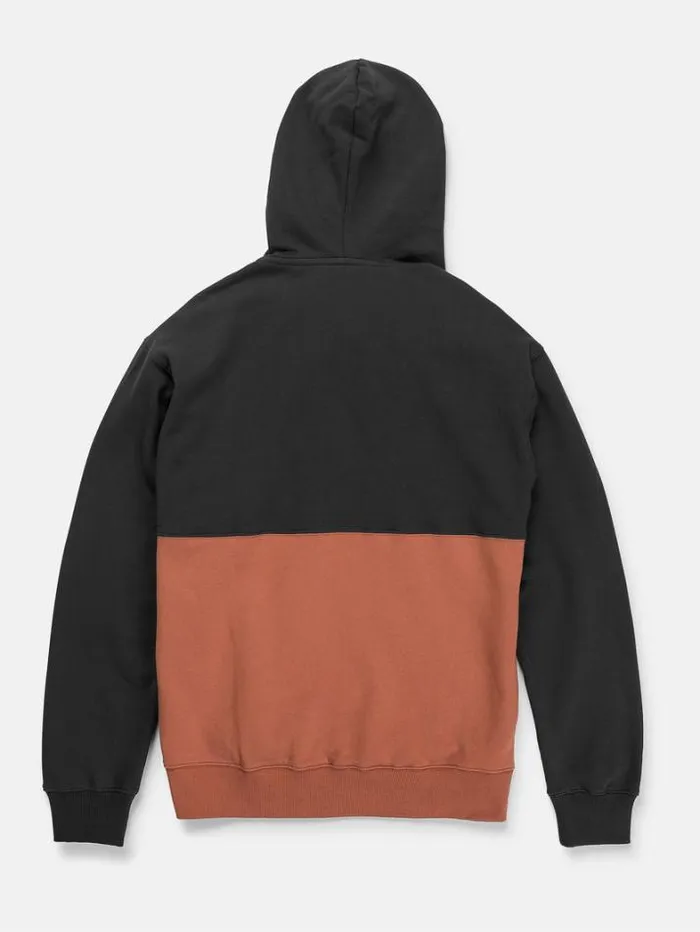 Mens Hoodies and Sweatshirts Volcom Divided Hoodie 8211 Rust
