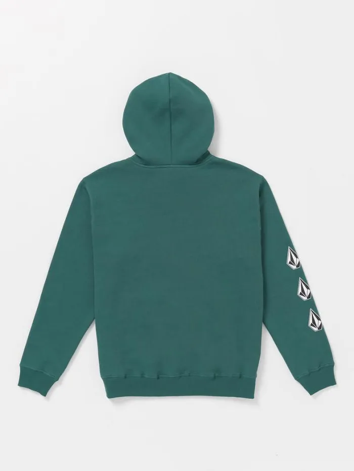 Mens Hoodies and Sweatshirts Volcom Iconic Stone Hoodie 8211 Ranger Green