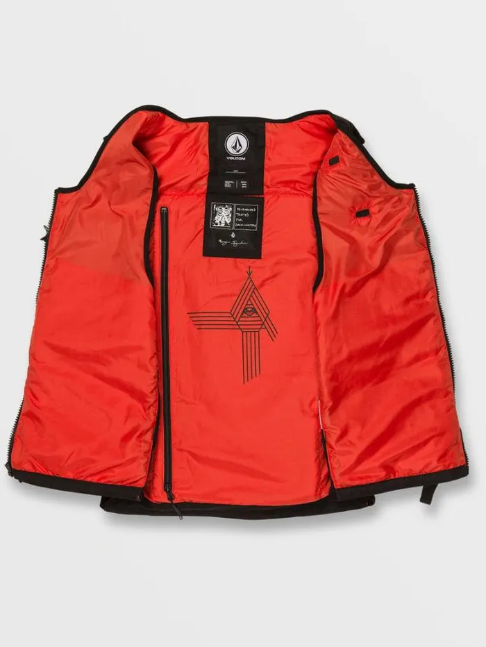 Mens Jackets Volcom Iguchi Slack Vest 8211 Black