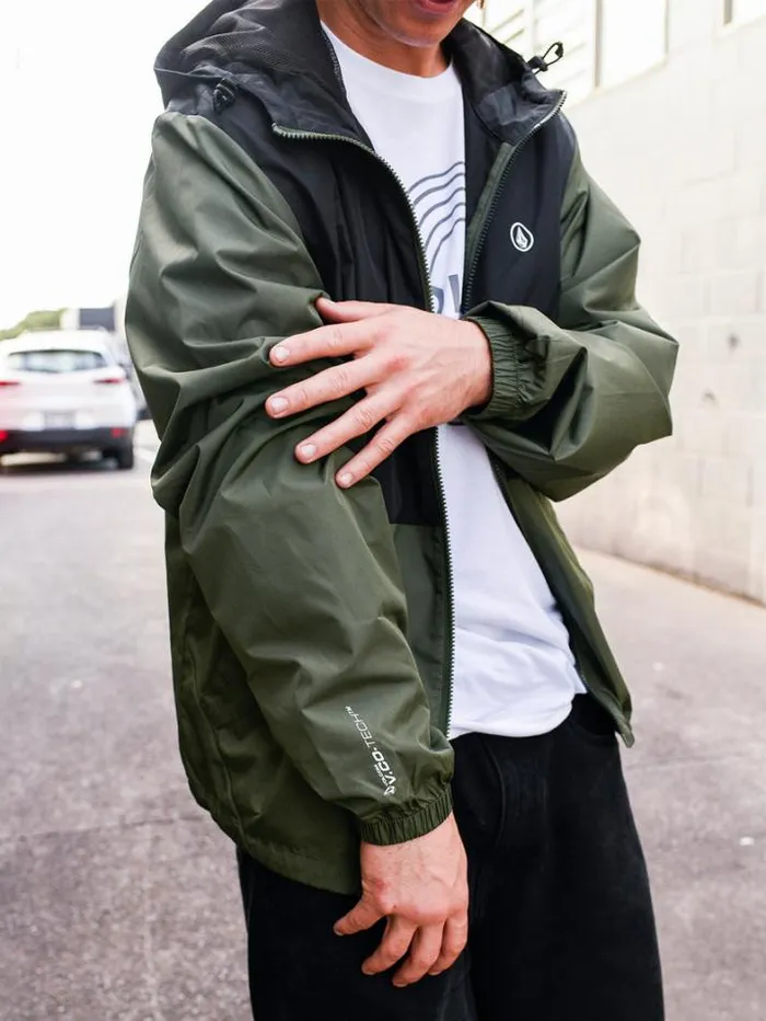 Mens Jackets Volcom Phase 91 Jacket 8211 Squadron Green