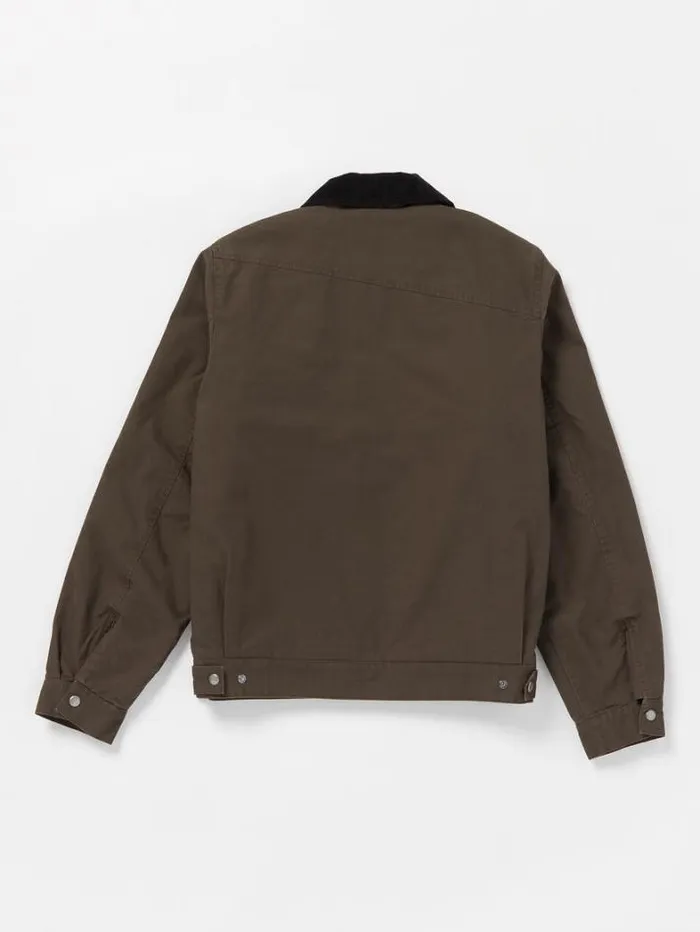 Mens Jackets Volcom Voider Lined Jacket 8211 Dark Brown