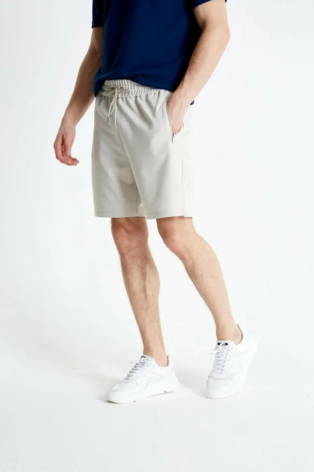 Mens Jukes Chino Shorts 8211 Stone Jameson Carter Shorts