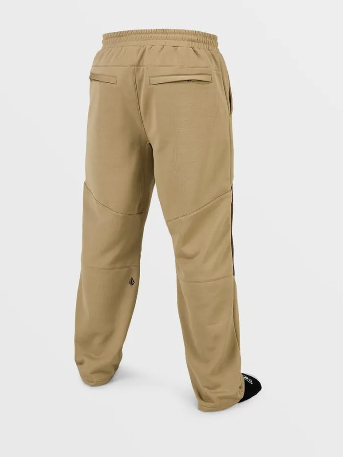 Mens Layering Volcom Tech Fleece Pants 8211 Dark Khaki