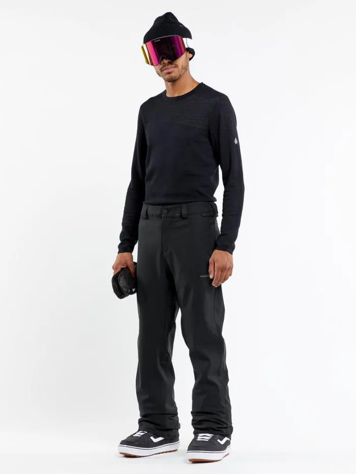 Mens Pants Volcom Freakin Snow Chino Pants 8211 Black