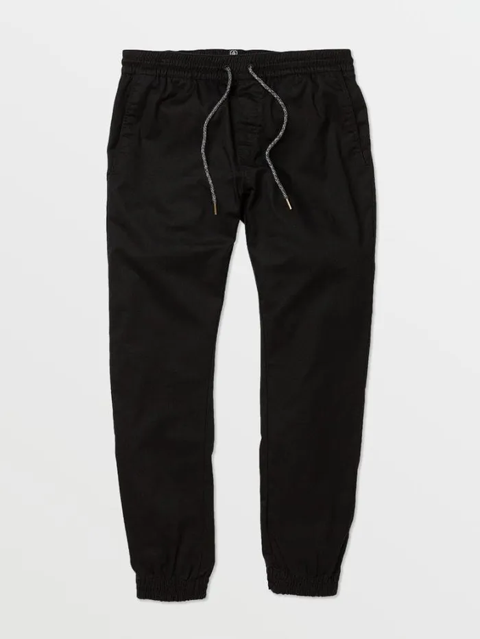 Mens Pants Volcom Frickin Slim Joggers 8211 Black