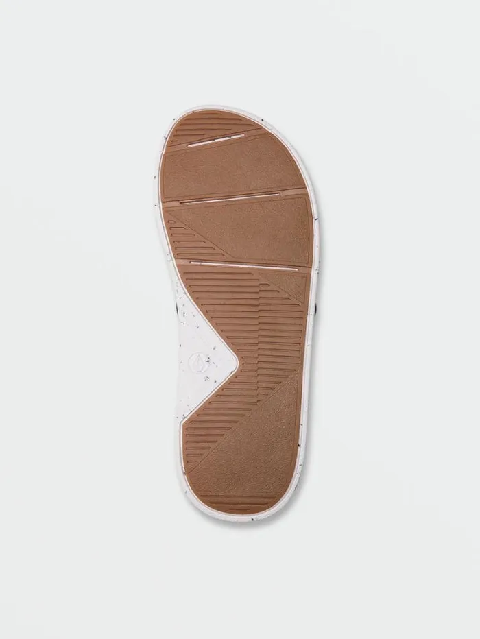 Mens Sandals Volcom VCo Draft Sandals 8211 Black White