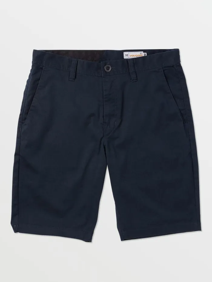 Mens Shorts Volcom Frickin Modern Stretch Chino Shorts 8211 Dark Navy