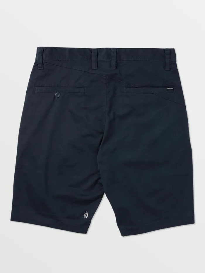 Mens Shorts Volcom Frickin Modern Stretch Chino Shorts 8211 Dark Navy