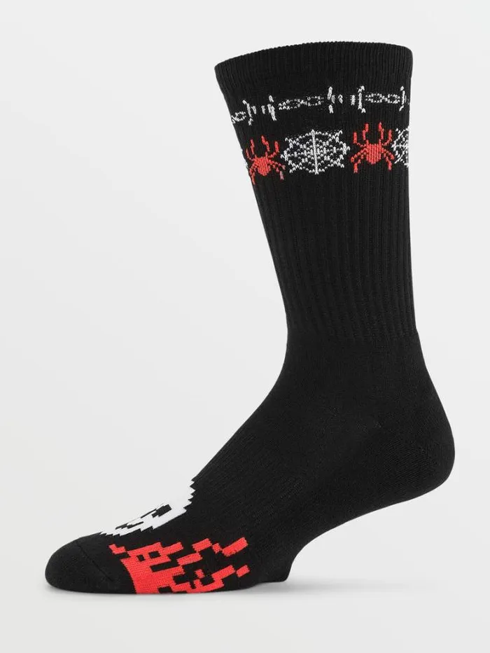Mens Socks Volcom Skate Vitals Collin Provost Socks 8211 Black