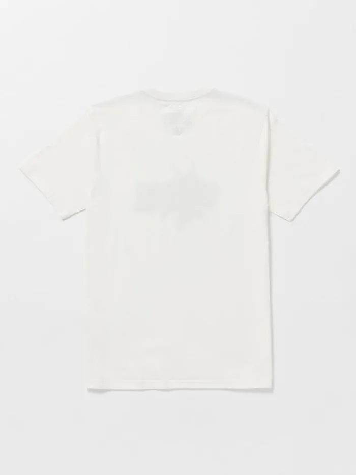 Mens TShirts and Tanks Volcom Entertainment Fat Tony Short Sleeve Tee 8211 Off White
