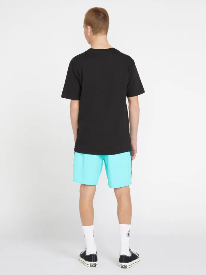 Mens Tops and Tees Volcom Puddle Short Sleeve Tee 8211 Black