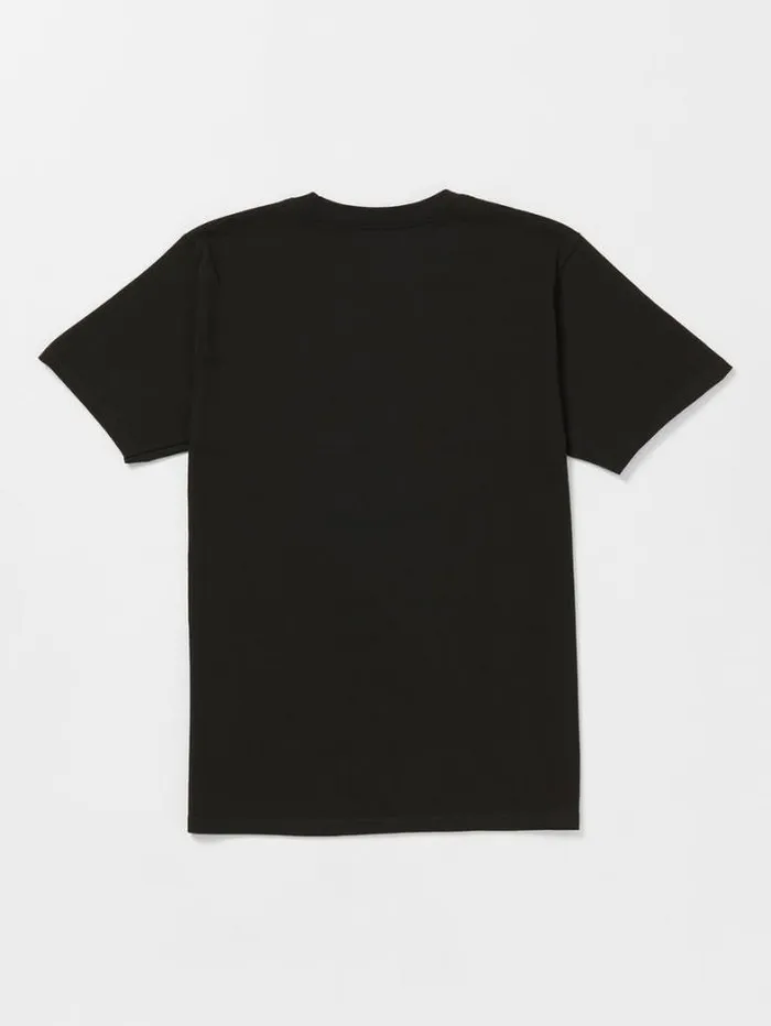 Mens Tops and Tees Volcom Puddle Short Sleeve Tee 8211 Black
