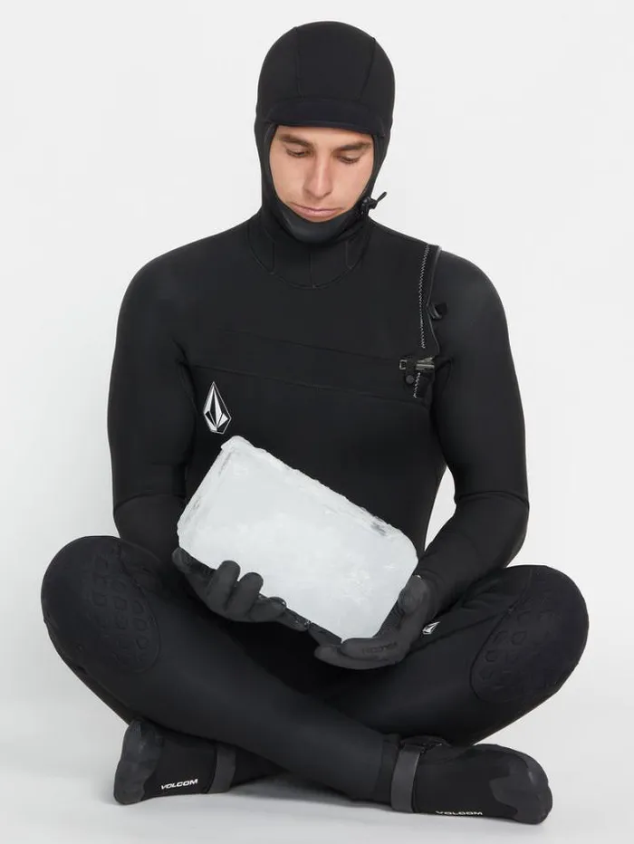 Mens Wetsuits Volcom 3mm 5 Finger Gloves 8211 Black