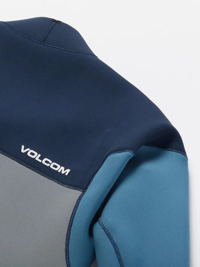 Mens Wetsuits Volcom Modulator 32mm Chest Zip Fullsuit 8211 Cruzer Blue