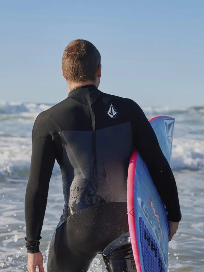 Mens Wetsuits Volcom Modulator 43mm Long Sleeve Back Zip Fullsuit 8211 Black