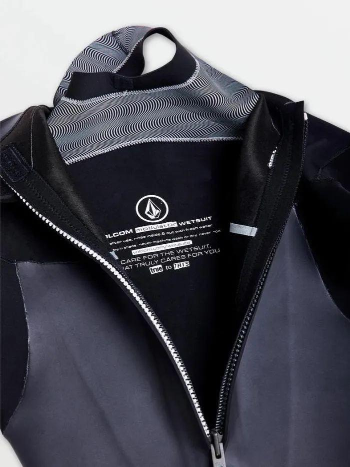 Mens Wetsuits Volcom Modulator 43mm Long Sleeve Back Zip Fullsuit 8211 Black