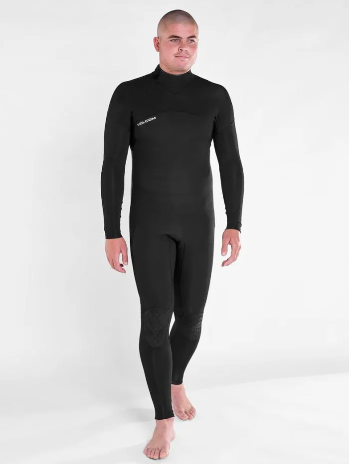 Mens Wetsuits Volcom Modulator 43mm Long Sleeve Back Zip Fullsuit 8211 Black