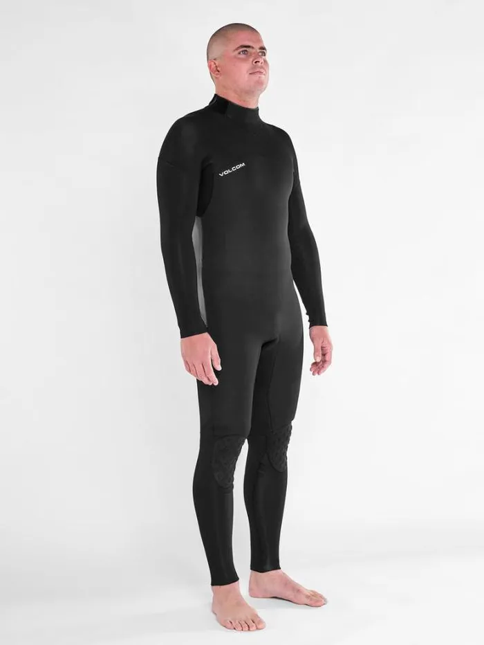 Mens Wetsuits Volcom Modulator 43mm Long Sleeve Back Zip Fullsuit 8211 Black