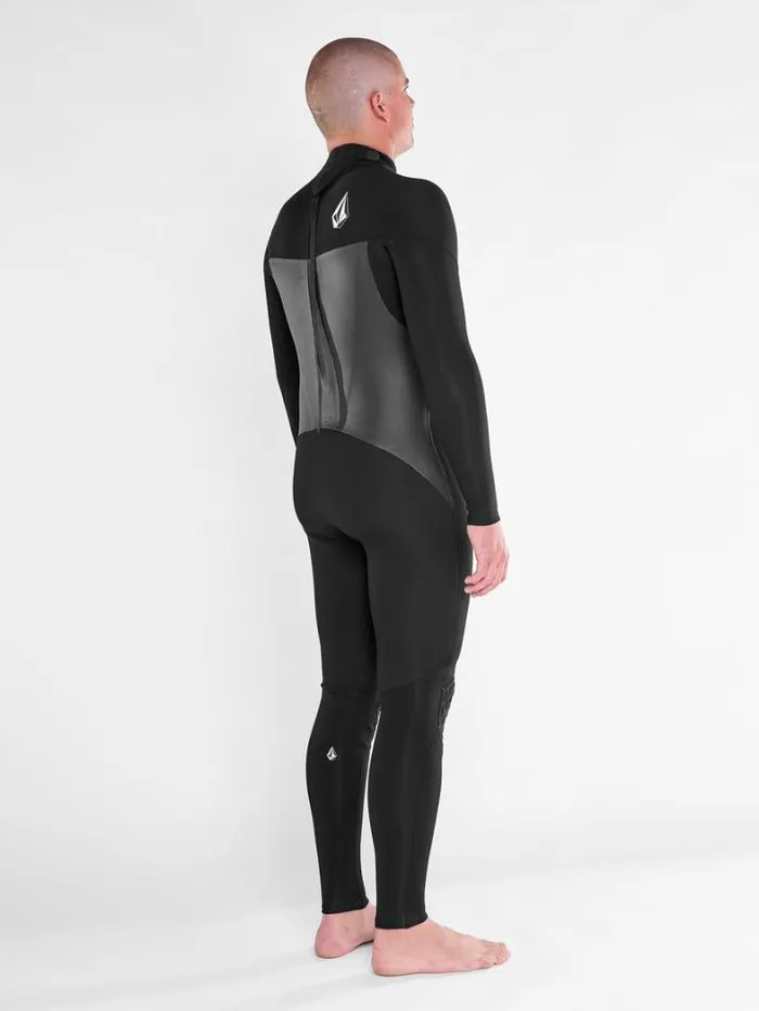 Mens Wetsuits Volcom Modulator 43mm Long Sleeve Back Zip Fullsuit 8211 Black