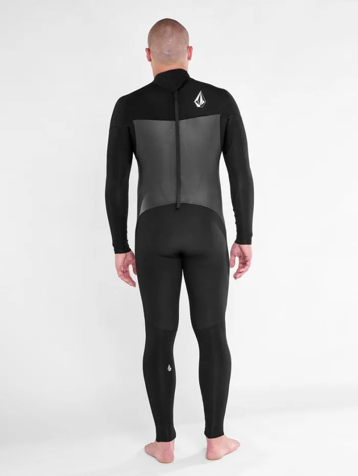 Mens Wetsuits Volcom Modulator 43mm Long Sleeve Back Zip Fullsuit 8211 Black