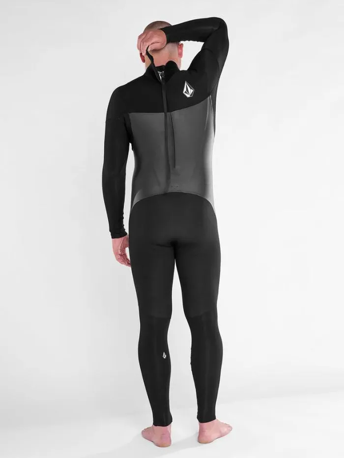 Mens Wetsuits Volcom Modulator 43mm Long Sleeve Back Zip Fullsuit 8211 Black