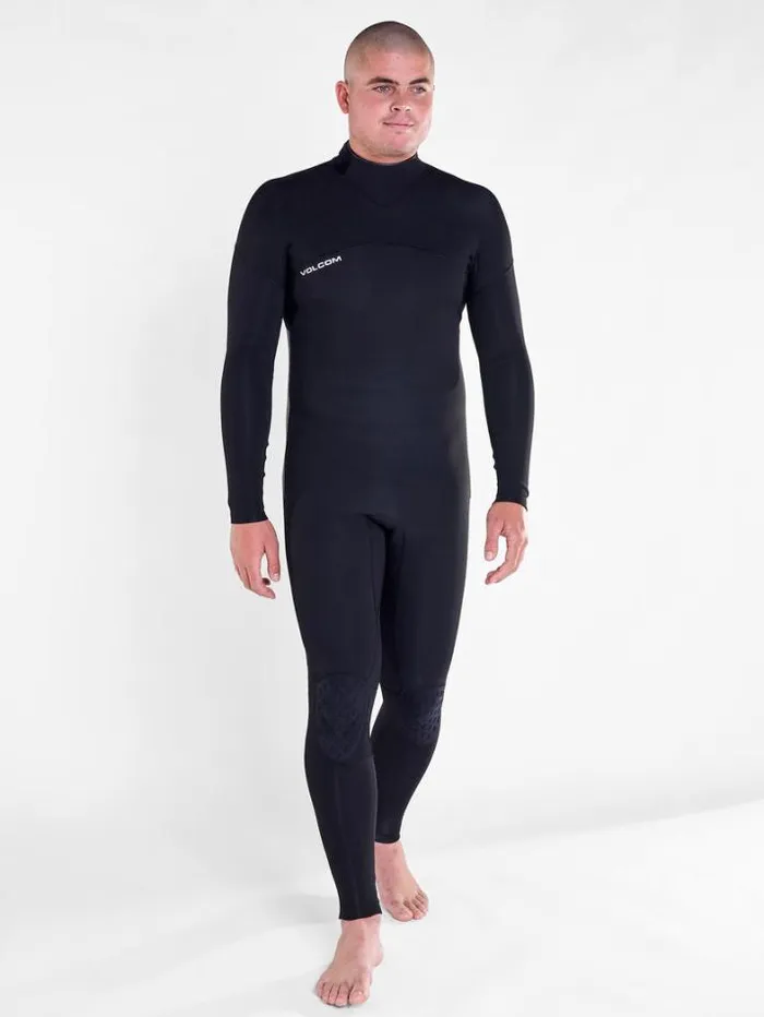 Mens Wetsuits Volcom Modulator 43mm Long Sleeve Back Zip Fullsuit 8211 Black