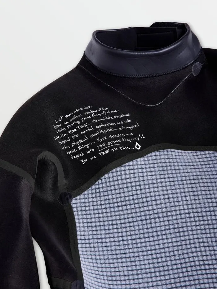 Mens Wetsuits Volcom Modulator 43mm Long Sleeve Back Zip Fullsuit 8211 Black