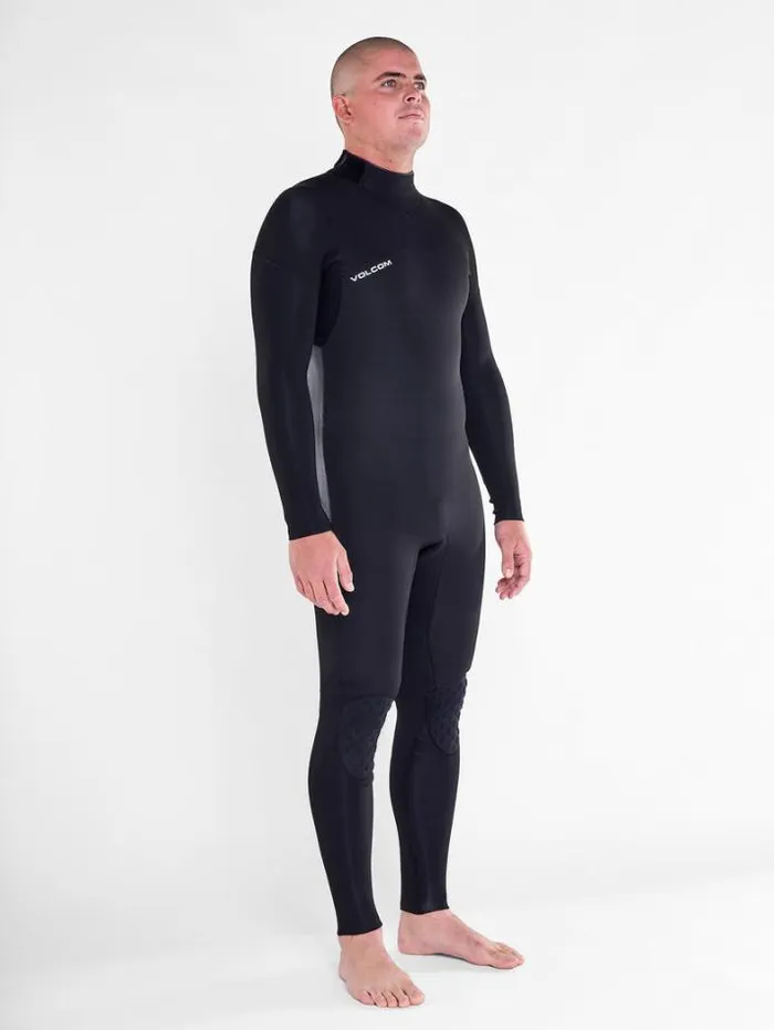 Mens Wetsuits Volcom Modulator 43mm Long Sleeve Back Zip Fullsuit 8211 Black
