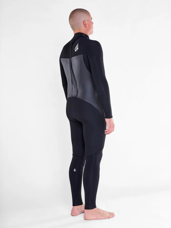 Mens Wetsuits Volcom Modulator 43mm Long Sleeve Back Zip Fullsuit 8211 Black