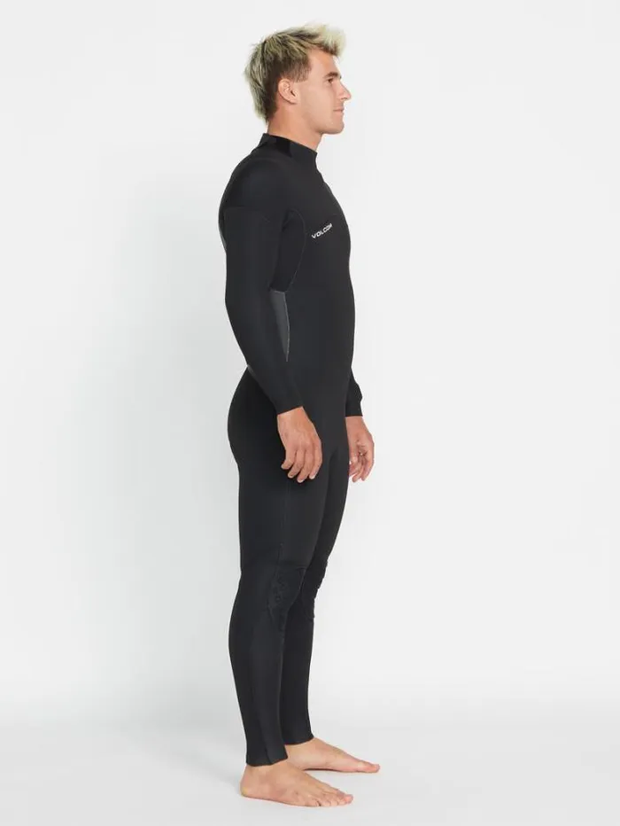 Mens Wetsuits Volcom Modulator 43mm Long Sleeve Back Zip Fullsuit 8211 Black