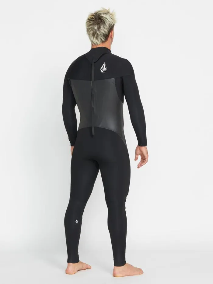 Mens Wetsuits Volcom Modulator 43mm Long Sleeve Back Zip Fullsuit 8211 Black