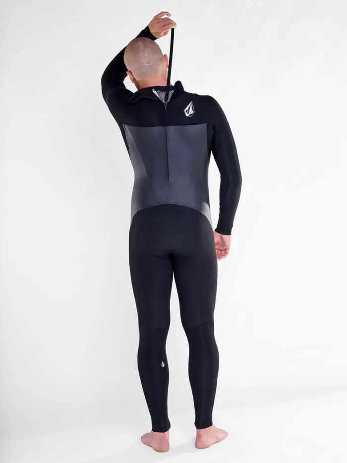 Mens Wetsuits Volcom Modulator 43mm Long Sleeve Back Zip Fullsuit 8211 Black