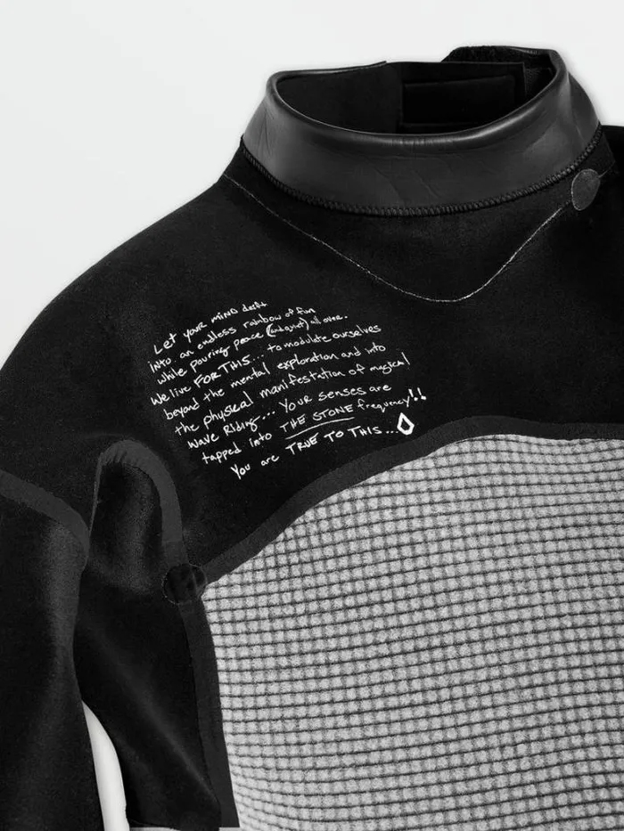Mens Wetsuits Volcom Modulator 43mm Long Sleeve Back Zip Fullsuit 8211 Black