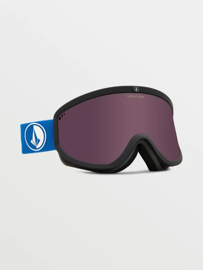 MensWomensKids Accessories Volcom Footprints Goggle 8211 BlackBlue Light BronzeBL