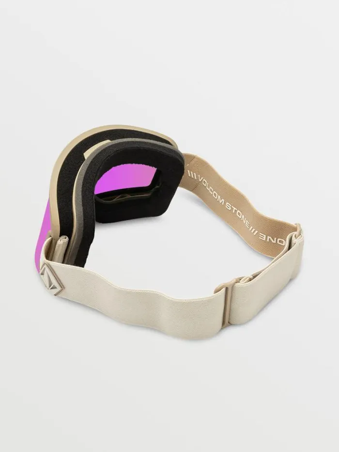 MensWomensKids Accessories Volcom Garden Goggle 8211 KhakiestSand Pink ChromeBL