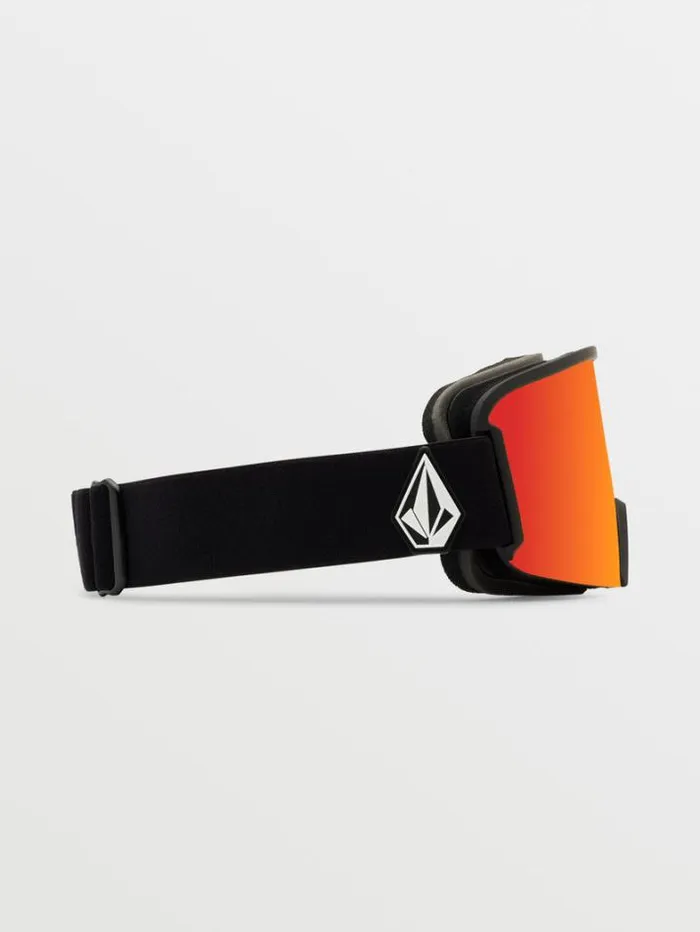 MensWomensKids Accessories Volcom Garden Goggle 8211 Matte Black Red Chrome