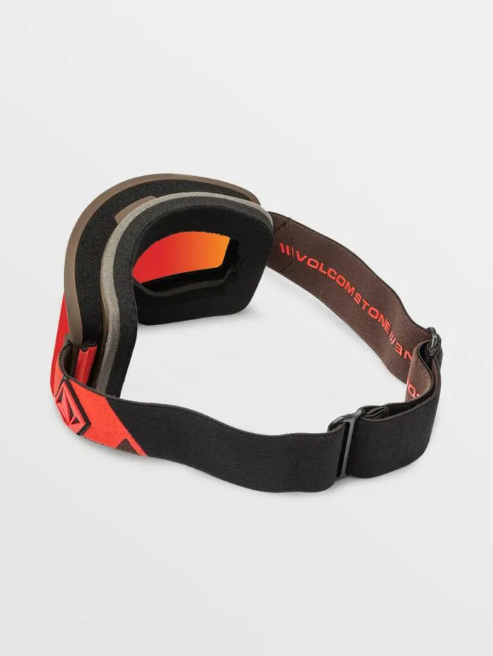 MensWomensKids Accessories Volcom Garden Goggle 8211 OrangeBrown Red ChromeBL
