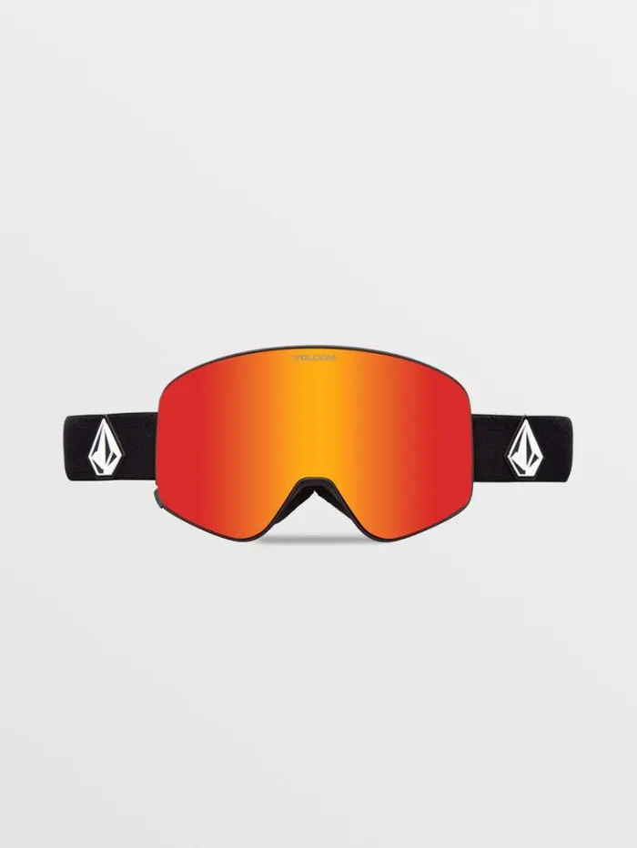MensWomensKids Accessories Volcom Odyssey Goggle 8211 Matte Black Red ChromeBL