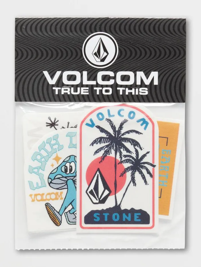 MensWomensKids Stickers Volcom Outdoor Sticker Pack 8211 Assorted