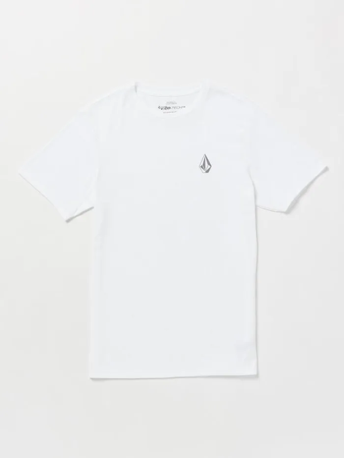 MensWomens Mountain Biking Volcom Stone Tech Short Sleeve Tee 8211 White
