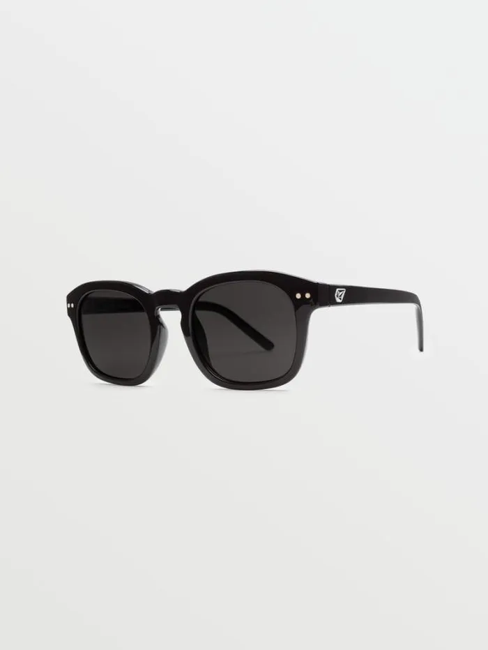 MensWomens Sunglasses Volcom Earth Tripper Sunglasses 8211 Gloss BlackGray