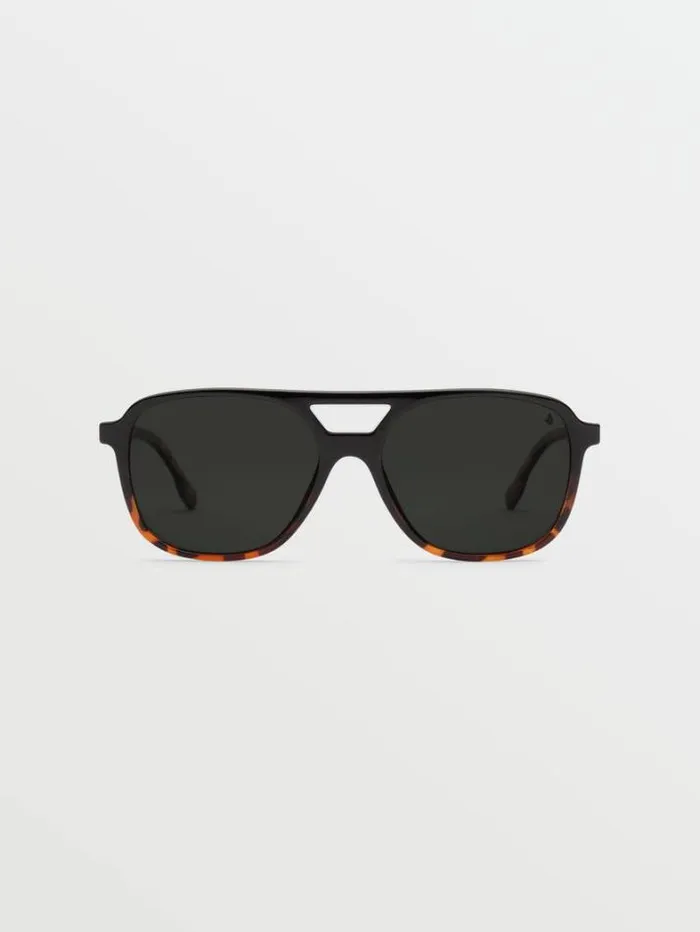 MensWomens Sunglasses Volcom New Future Sunglasses 8211 Gloss DarksideGray Polar
