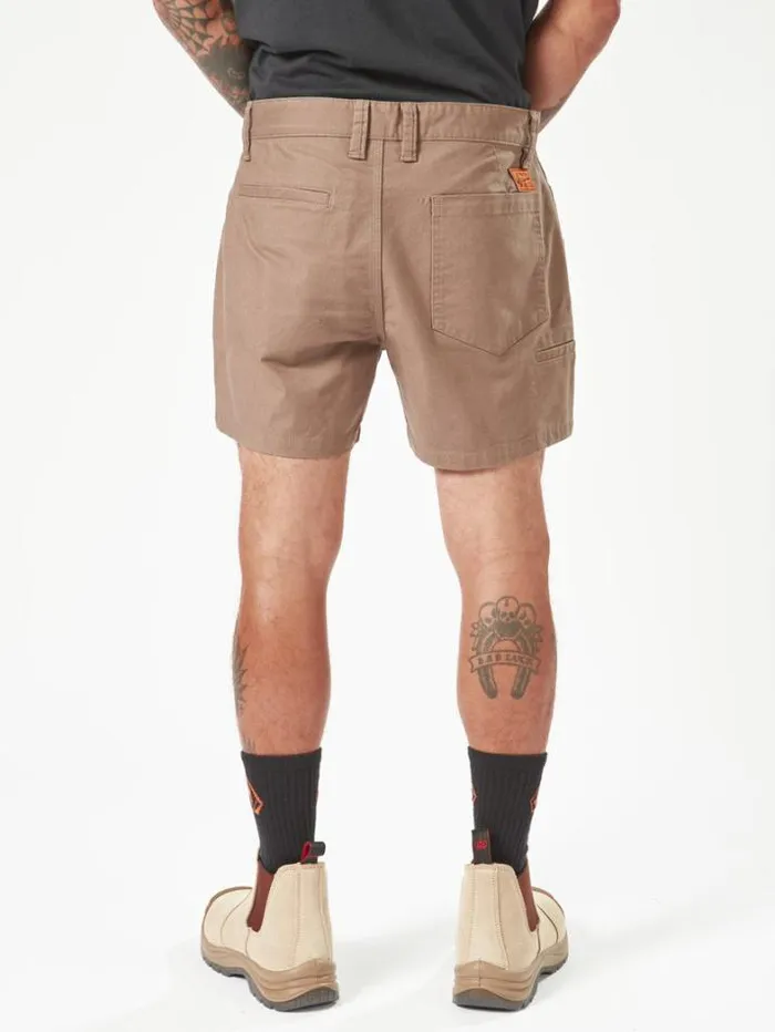 MensWorkwear Shorts Volcom Workwear Bevel Work Shorts 8211 Brindle